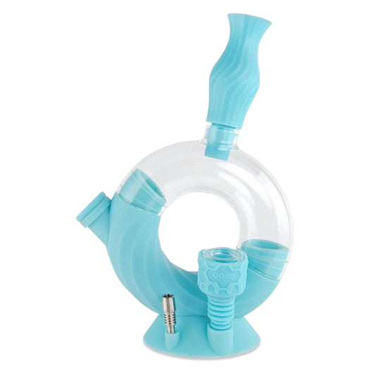 Ooze Ozone 4-in-1 Silicone Water Pipe n Nectar Collector - 11in