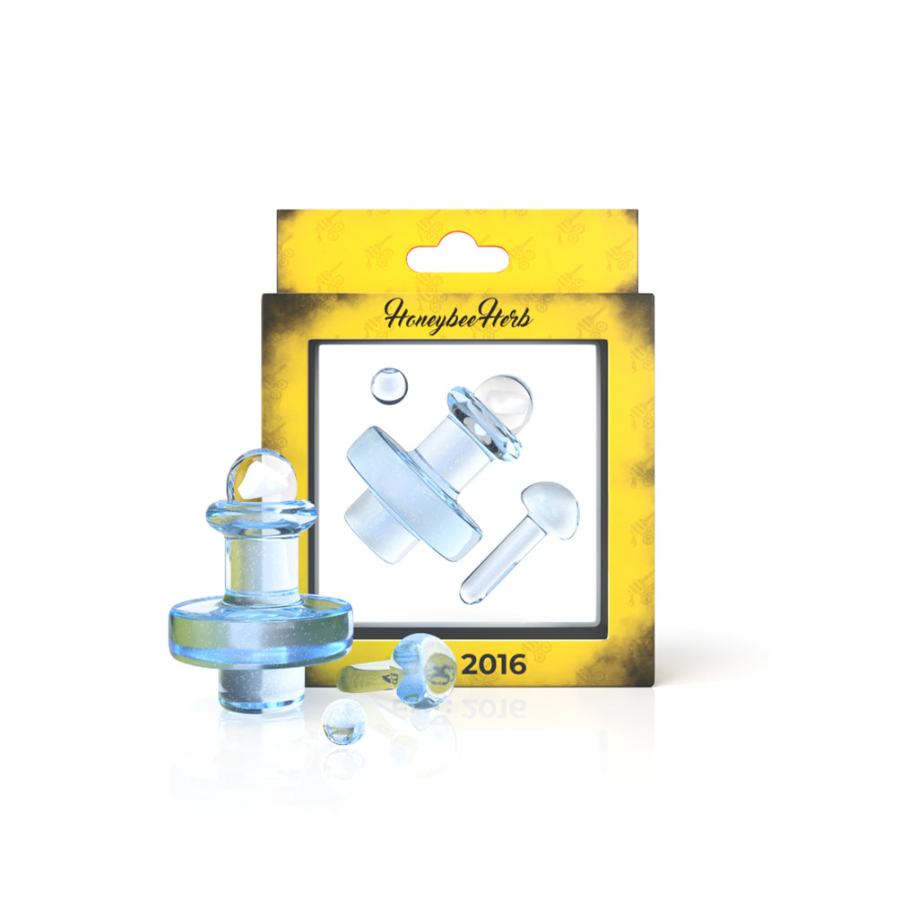 Honeybee Herb Opal Glass Terp Slurper Set w/ Auto Spin & Marble Cap