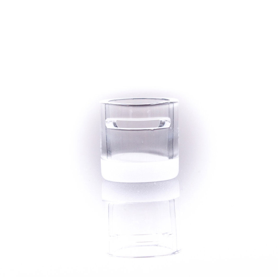 The Stash Shack 19mm Opaque Bottom Quartz Insert for 25mm Bangers
