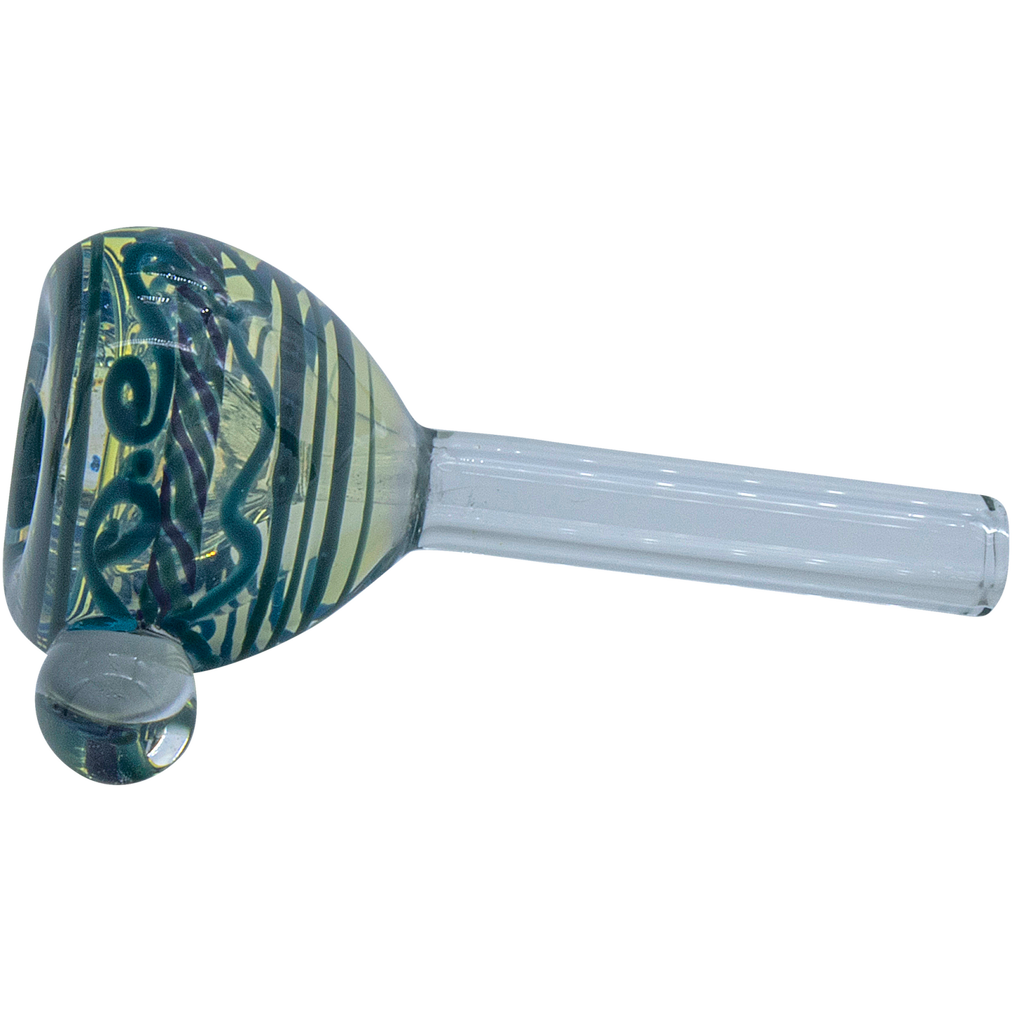 LA Pipes 9mm Painted Warrior Dry Herb Slide Bowl with O-Ring