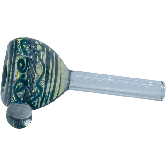 LA Pipes 9mm Painted Warrior Dry Herb Slide Bowl with O-Ring
