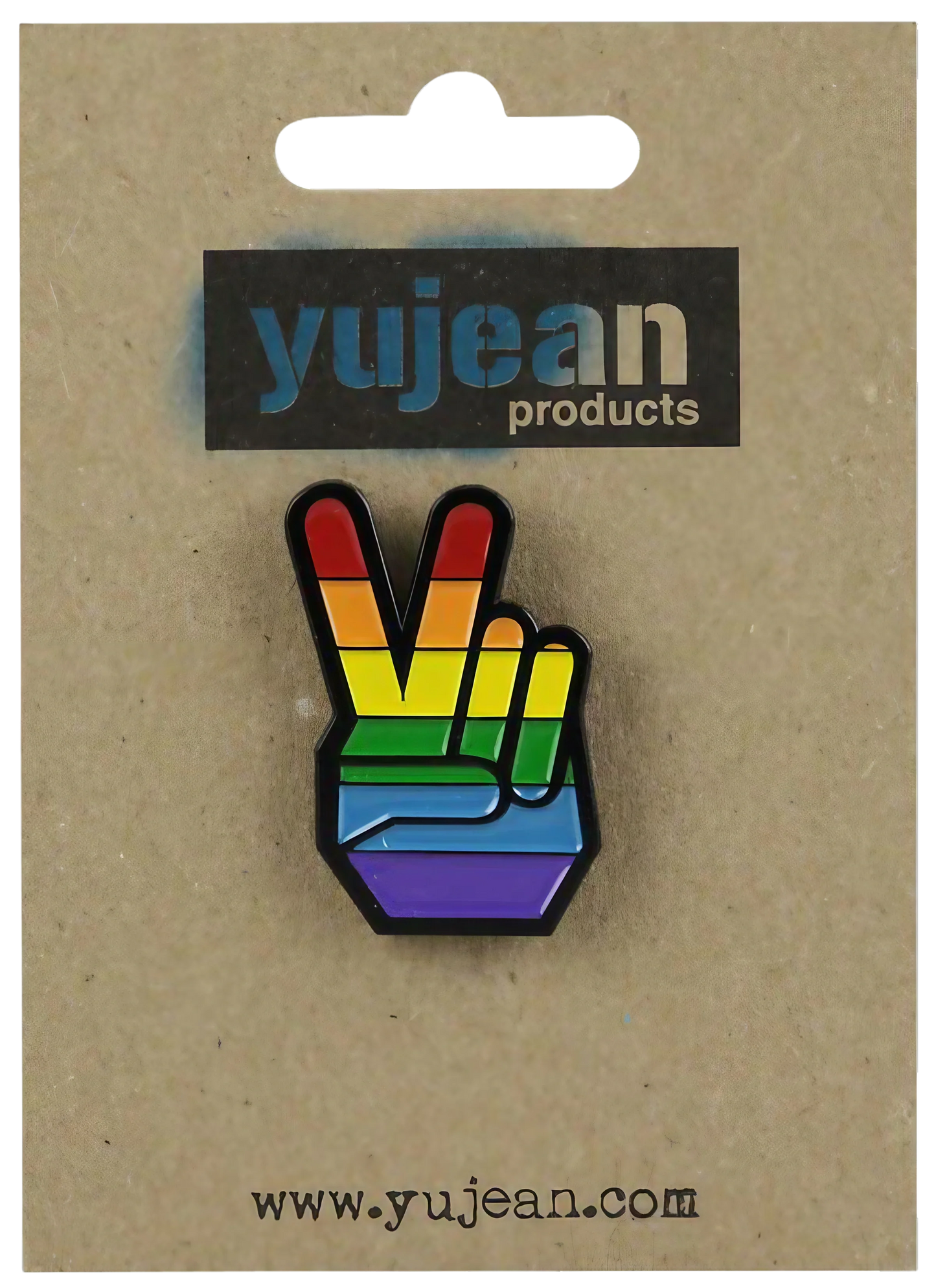 Peace Pride Enamel Hat Pin