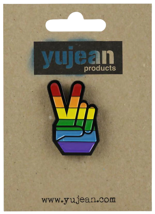 Peace Pride Enamel Hat Pin