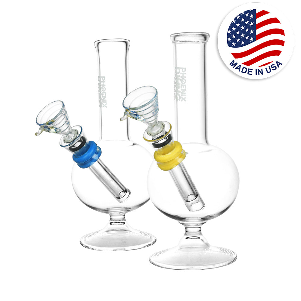 Phoenix Rising Mini Bubble Water Pipe - 6.75 inches