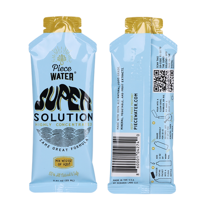Piece Water Super Solution Packets 25ml - 24 Pack