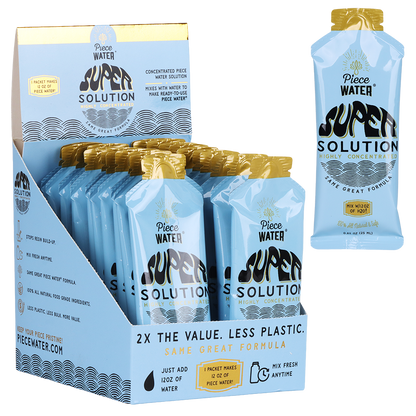 Piece Water Super Solution Packets 25ml - 24 Pack