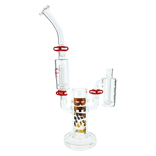 MAV Glass 17" Triple Perc Bubbler Combo with UFO & Showerhead Filters