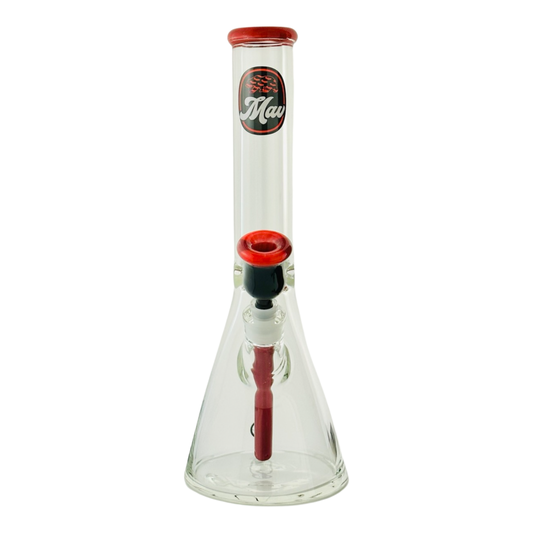 15" x 9mm Chiquita Accented Beaker Bong