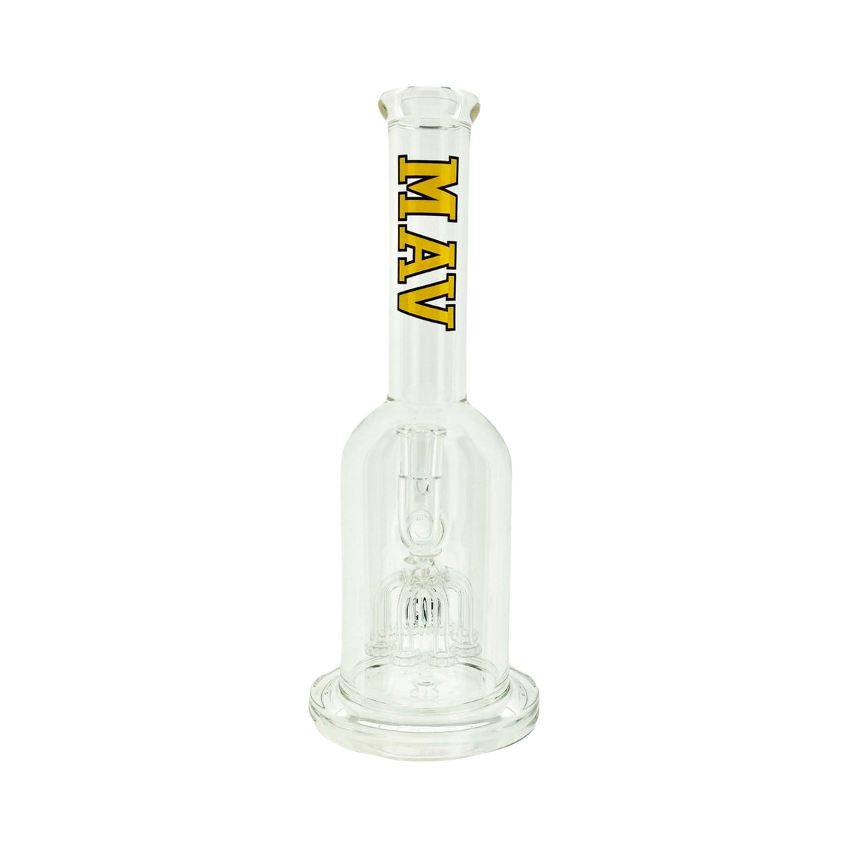 MAV Glass 14" Octoperc Beast Varsity Logo Shower Perc Bong