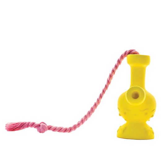 Puff Palz Tug & Toke Water Pipe Dog Toy | Fun & Safe Chew Toy