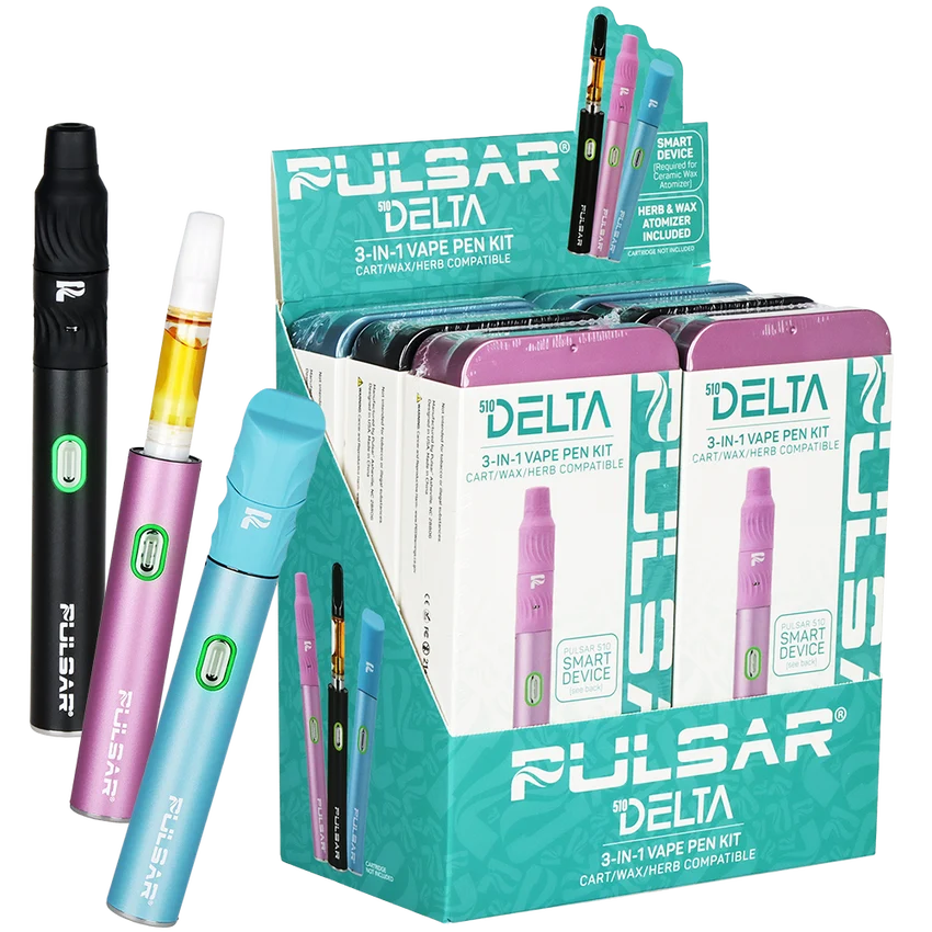 Pulsar 510 Delta 3-in-1 Smart Battery Vape Pen Kit | 800mAh