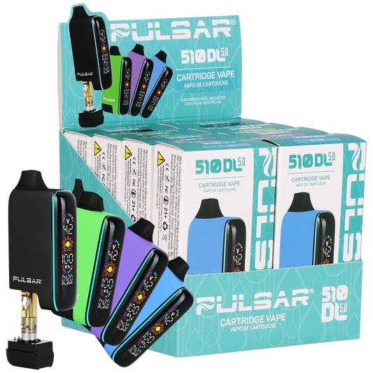 Pulsar 510 DL 5.0 Precision Voltage Control LCD Screen Vape Bar | 1000mAh