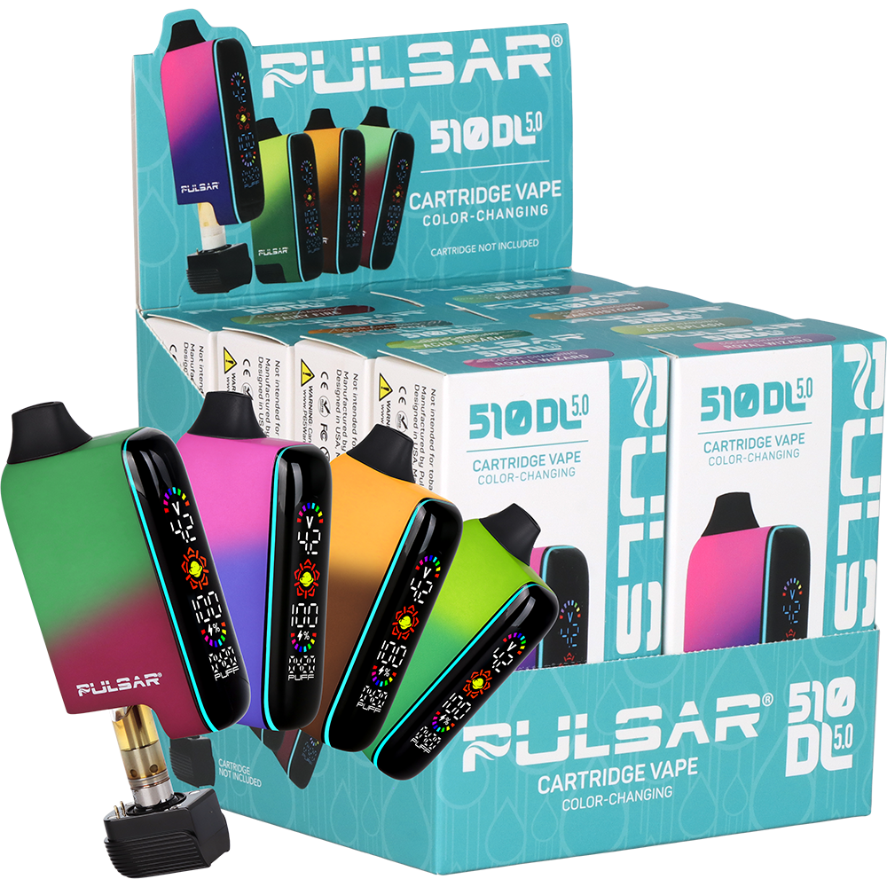 Pulsar 510 DL 5.0 Precision Voltage Control LCD Screen Vape Bar | Thermo Series | 1000mAh