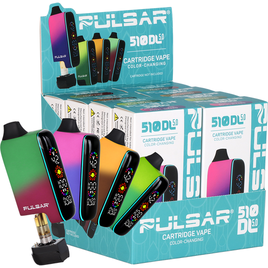 Pulsar 510 DL 5.0 Precision Voltage Control LCD Screen Vape Bar | Thermo Series | 1000mAh