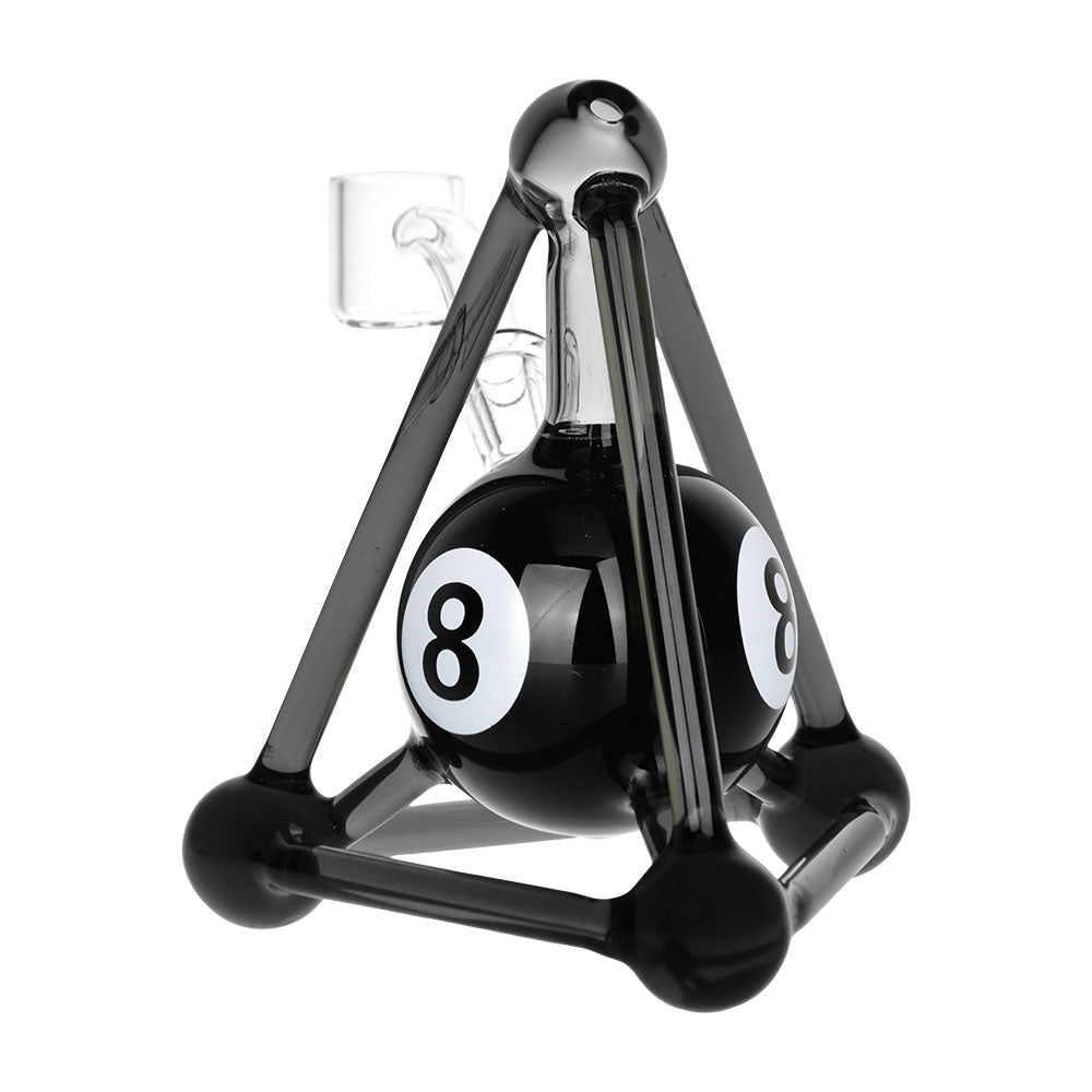 Pulsar 8 Ball Pyramid Rig 4.5" Borosilicate Glass 10mm Male Banger