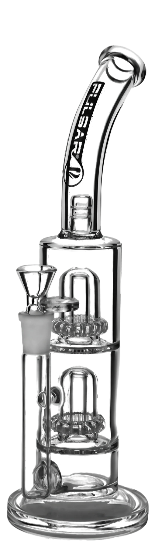 Pulsar "Abe Lincoln" Double Domed Showerhead Perc Bong