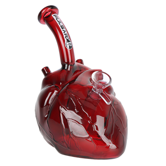 Pulsar Be Still My Heart Glass Water Pipe | 6.5" | 14mm F