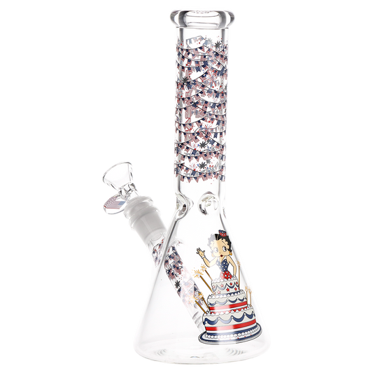 Pulsar Betty in Cake Beaker Glass Water Pipe | 9.75" | 14mm F