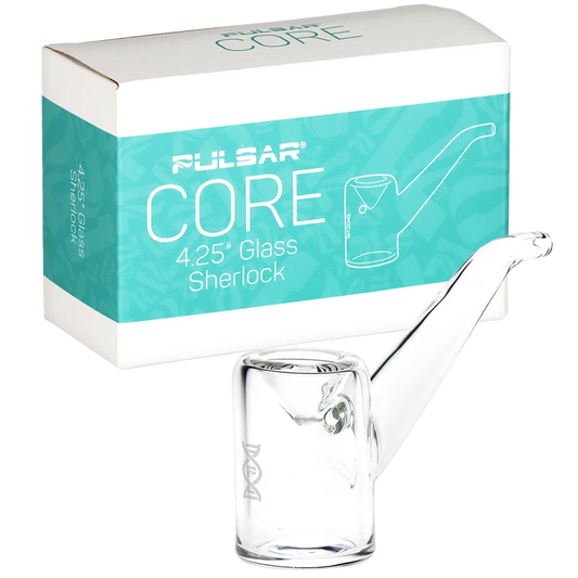 Pulsar CORE Sherlock Glass Hand Pipe | 4.25"