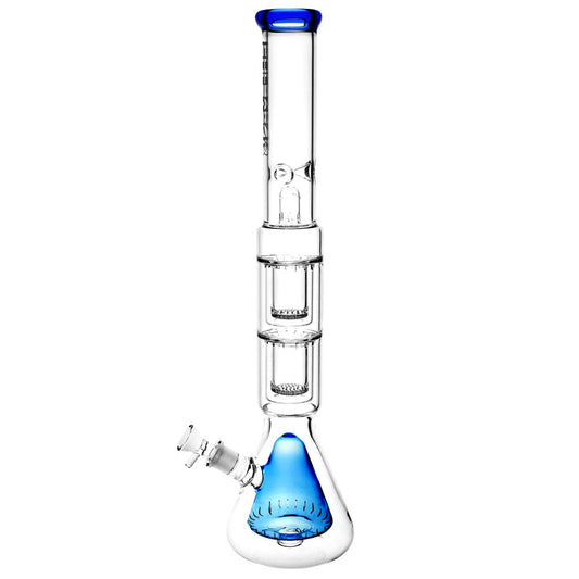 Pulsar Double Inverted Showerhead Perc Beaker Bong