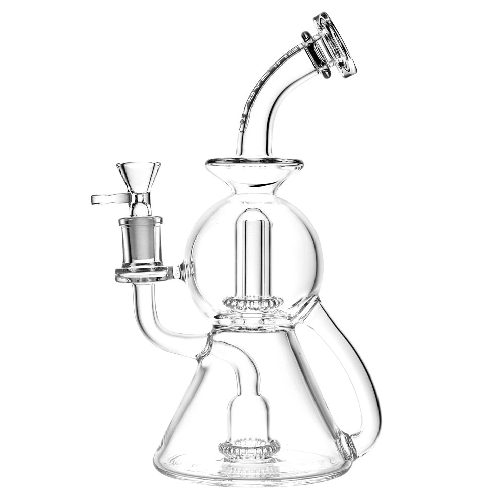 Pulsar Geometric Recycler Water Pipe - 10" | 14mm F