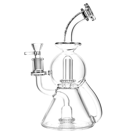 Pulsar Geometric Recycler Water Pipe - 10" | 14mm F
