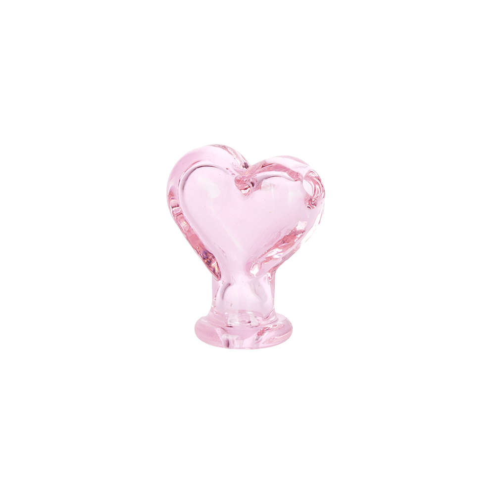 Pulsar Heart Glass Mouthpiece Attachment for Puffco Pivot