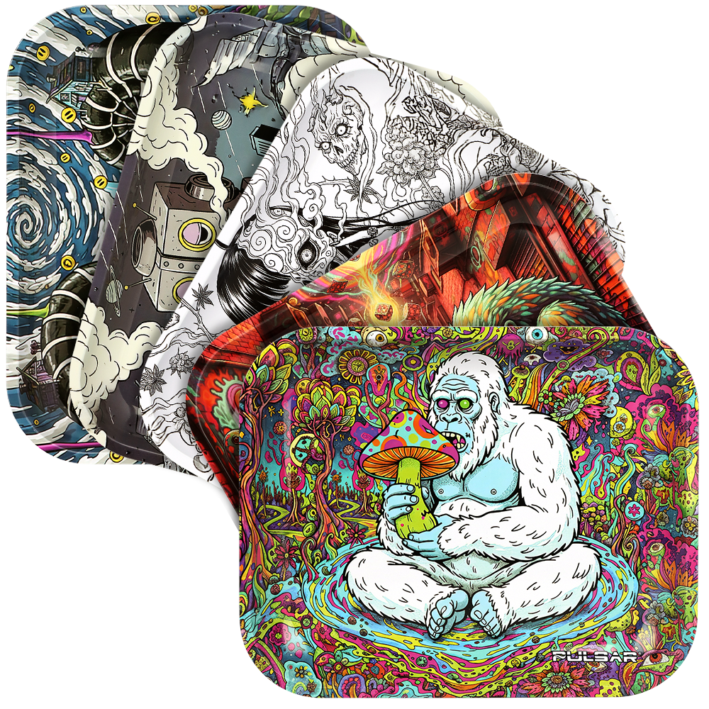 Pulsar Large Metal Rolling Tray | 13"x11"