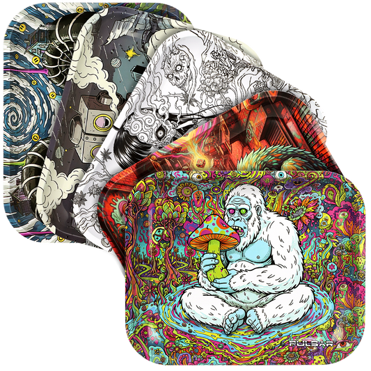 Pulsar Large Metal Rolling Tray | 13"x11"