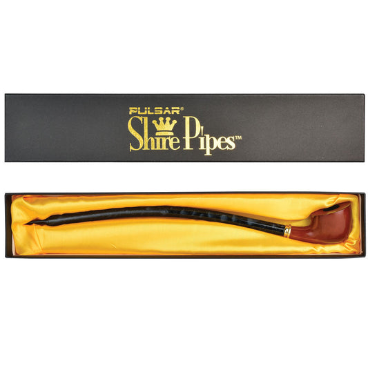 Pulsar Shire Pipes The Craic | Smooth Dublin Churchwarden Wood Pipe | 15”