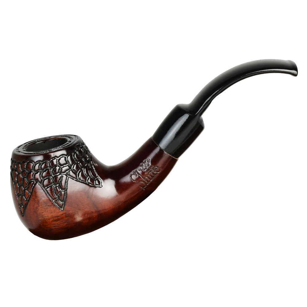 Pulsar Tobacco Pipe - Engraved Rosewood