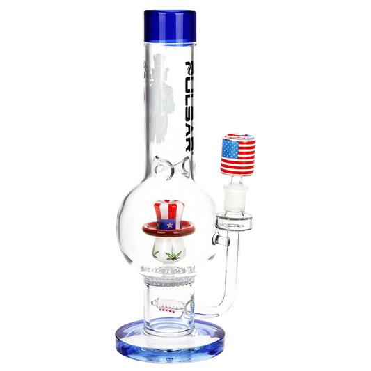 Pulsar USA Top Hat Bubble Base Glass Water Pipe | 13.25" | 14mm F