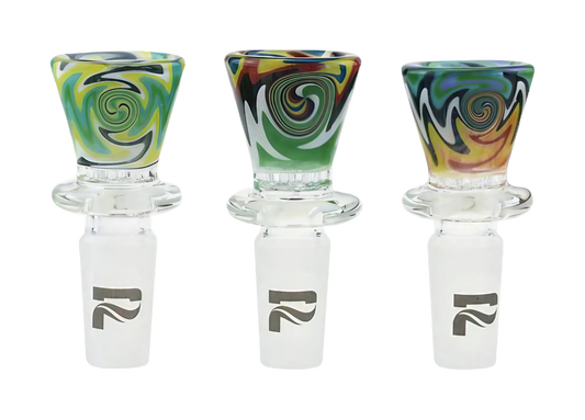 Pulsar 14.5mm Male Honeycomb Herb Slide - Multi-Color Options