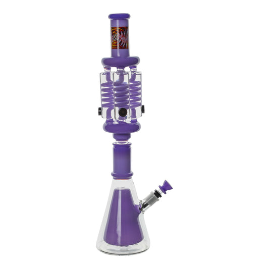 Quadruple Helix Glyco Chill Bong - 23in