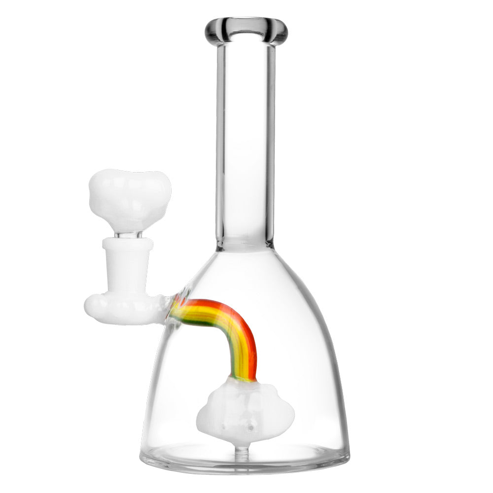 Rainbow Cloud Water Pipe - 7.25" | 14mm Female