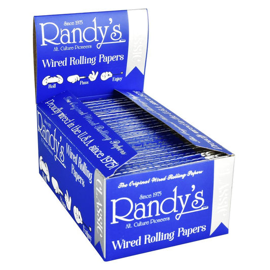 Randy's Classic Wired Rolling Papers - 25 Pack