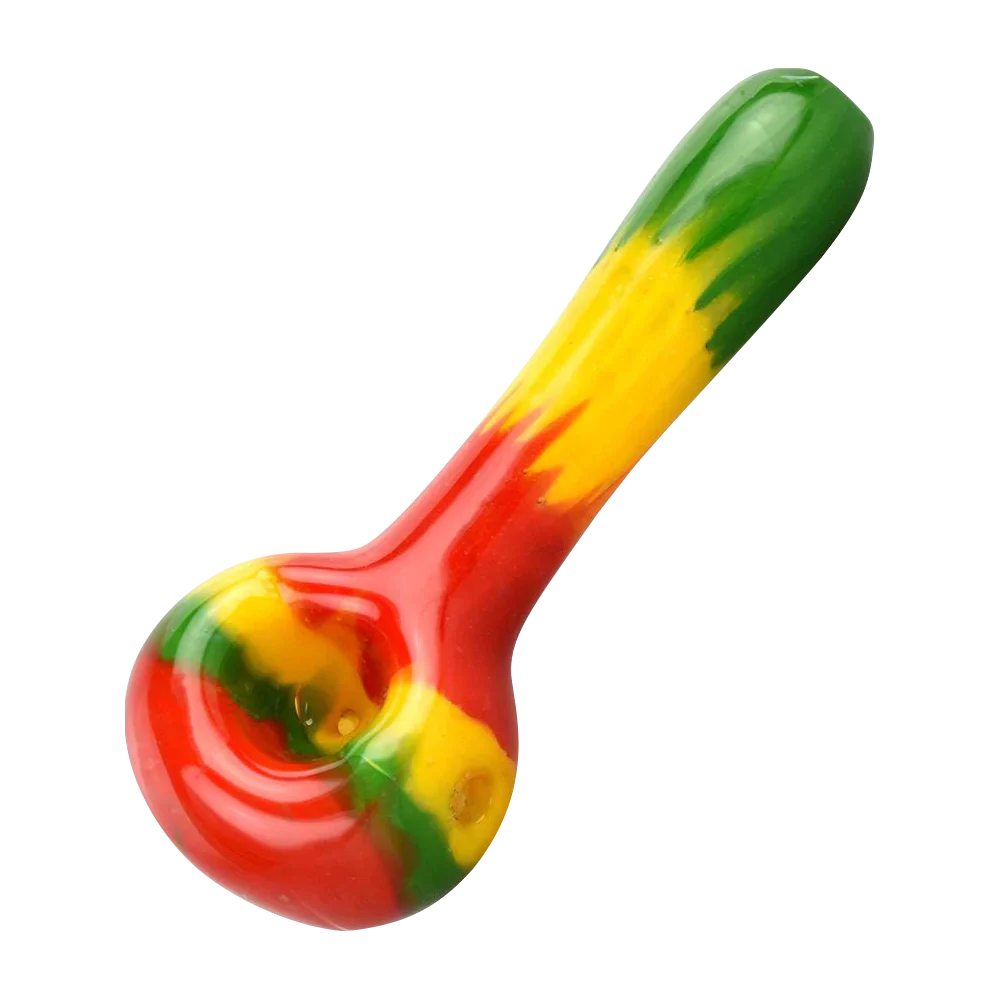 Rasta Color Spoon Hand Pipe