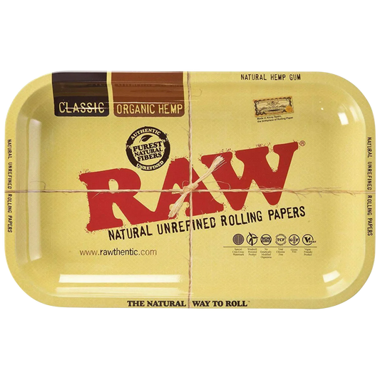 RAW Aluminum High Sided Rolling Tray