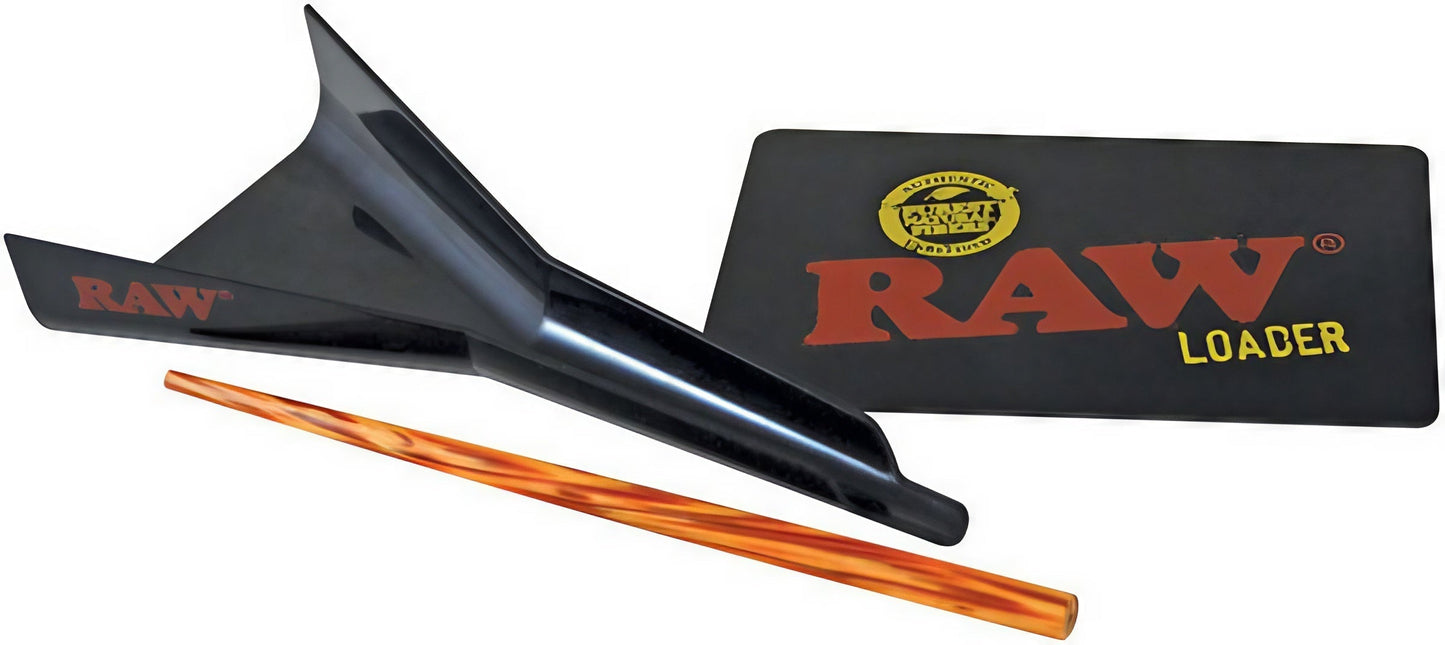 RAW Eco-Friendly Cone Loader Kit with Bamboo Poker & Scraper