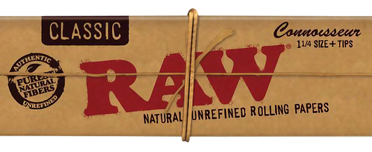 Raw Connoisseur 1 1/4" Rolling Papers
