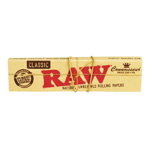 RAW Connoisseur Kingsize Slim Rolling Papers - 24 Pack