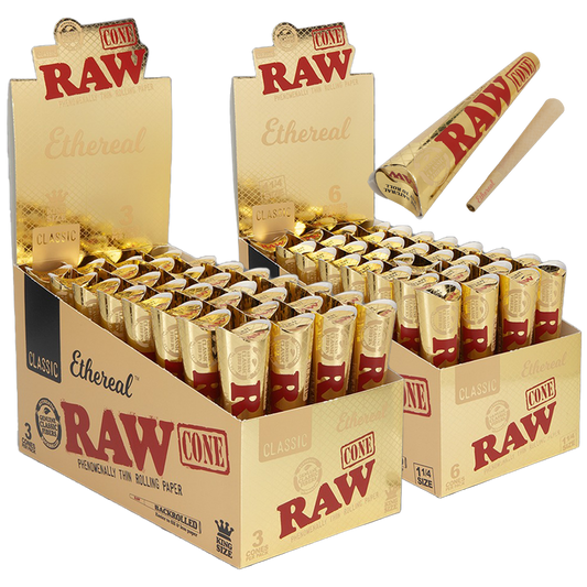 RAW Ethereal Cones | 32pk Display