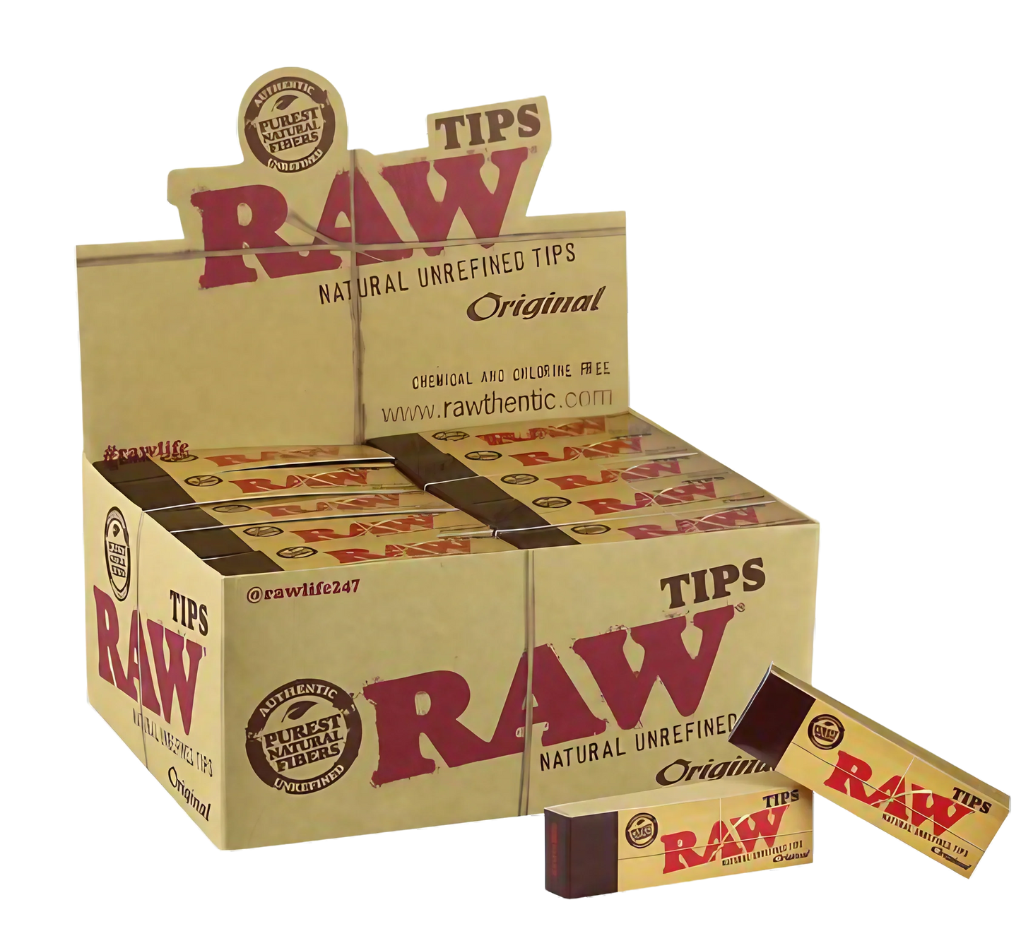 RAW Original Unrefined Tips