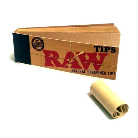RAW Natural Unrefined Tips - 50ct