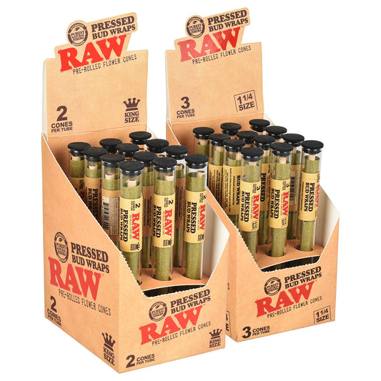 RAW Pressed Bud Wrap Cones