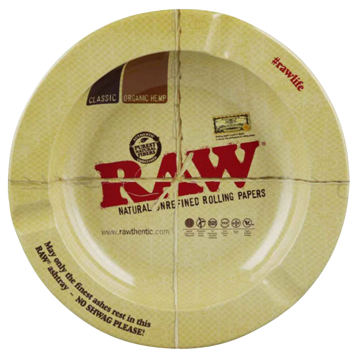 RAW Crystal & Metal Ashtrays - Lead-Free, Magnetic Options