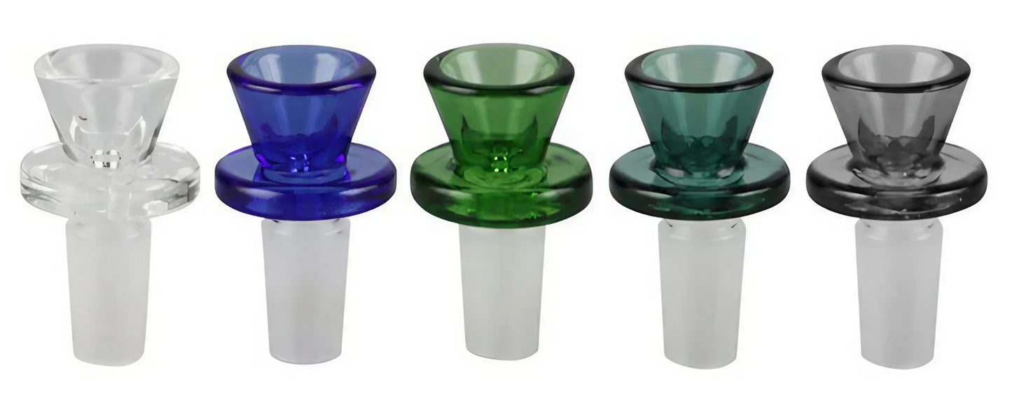Ringed Herb Slide Glass Bowl Piece