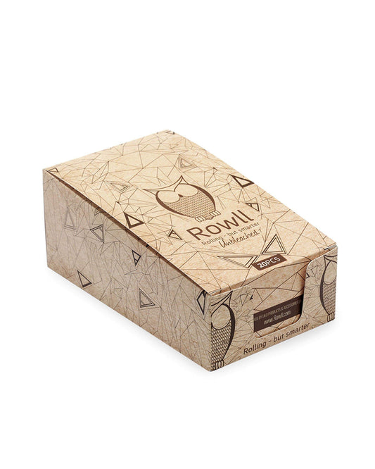 Rowll Rolling Kit: Papers, Grinder, Unbleached - 480 Packs