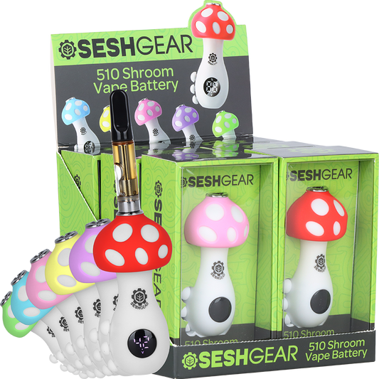 SeshGear Mushroom 510 Vape Battery | 550mAh