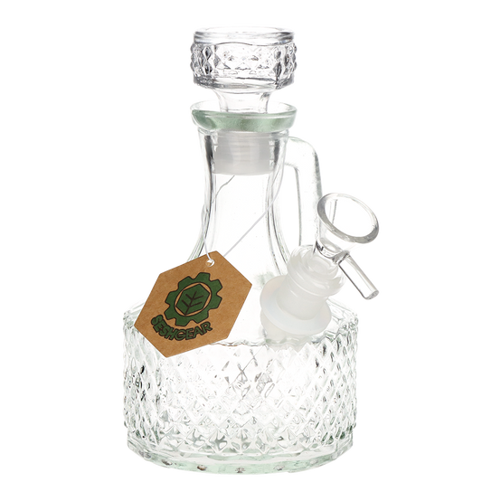 SeshGear Textured Vintage Glass Water Pipe | 6.5" | 14mm F